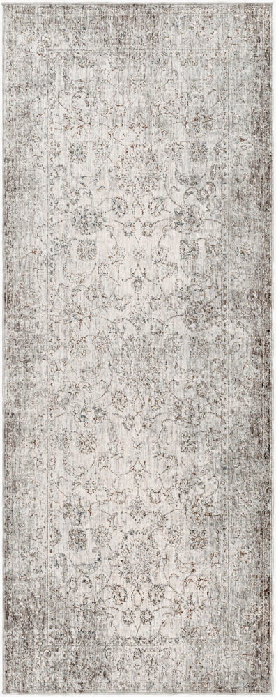 Presidential Machine Woven Rug, by Surya, 8'0.06" length x 3'2.98" width
