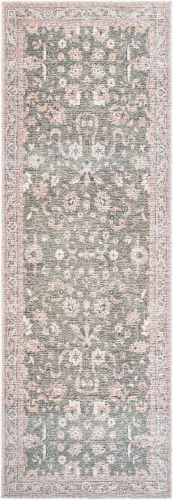 Vinny Machine Woven Rug, by Surya, 7'10.49" length x 2'7.5" width