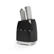 Online Designer Living Room SMEG 7 Piece Kitchen Knife Set with Block