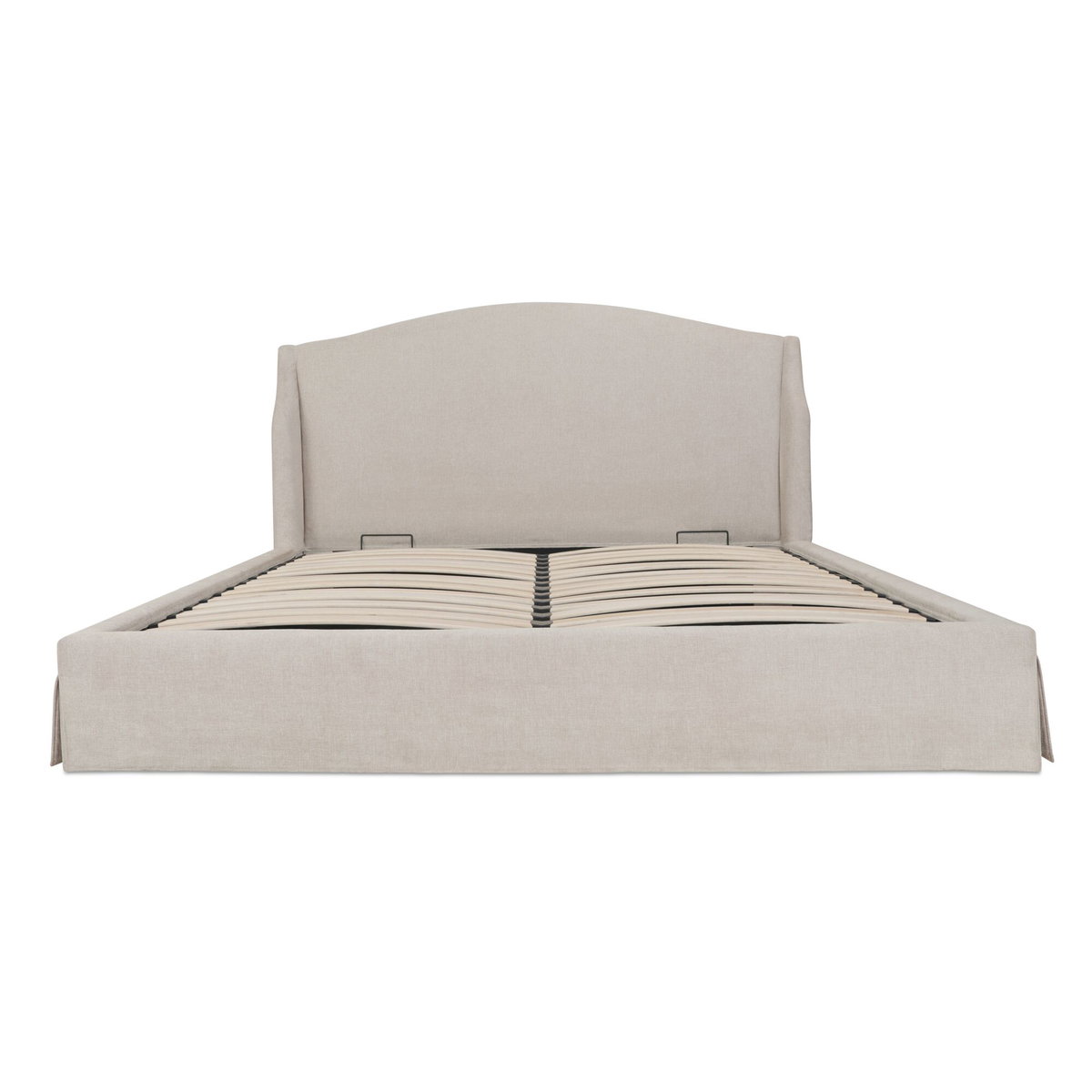 Weston King Storage Bed Cream, by Moe's Home, 6'7.92" width x 4'2" height x 7'4.58" depth View 4