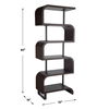 Bia Chocolate Etagere, Furniture by Uttermost, 32" width x 80" height x 16" depth thumbnail 3