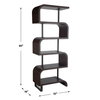 Bia Chocolate Etagere, Shelving & Bookcase by Uttermost, 32" width x 80" height x 16" depth thumbnail 3