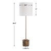 Britwell Brown Buffet Lamp, Table Lamp by Uttermost, 11" width x 36.5" height x 11" depth thumbnail 3
