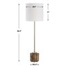 Britwell Brown Buffet Lamp, Table Lamp by Uttermost, 11" width x 36.5" height x 11" depth thumbnail 3