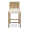 Interweave Coastal Rattan Counter Stool, Counter & Bar Stool by Uttermost, 19" width x 39" height x 21.5" depth thumbnail 1