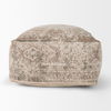 Khloe Large Taupe Pouf thumbnail 2