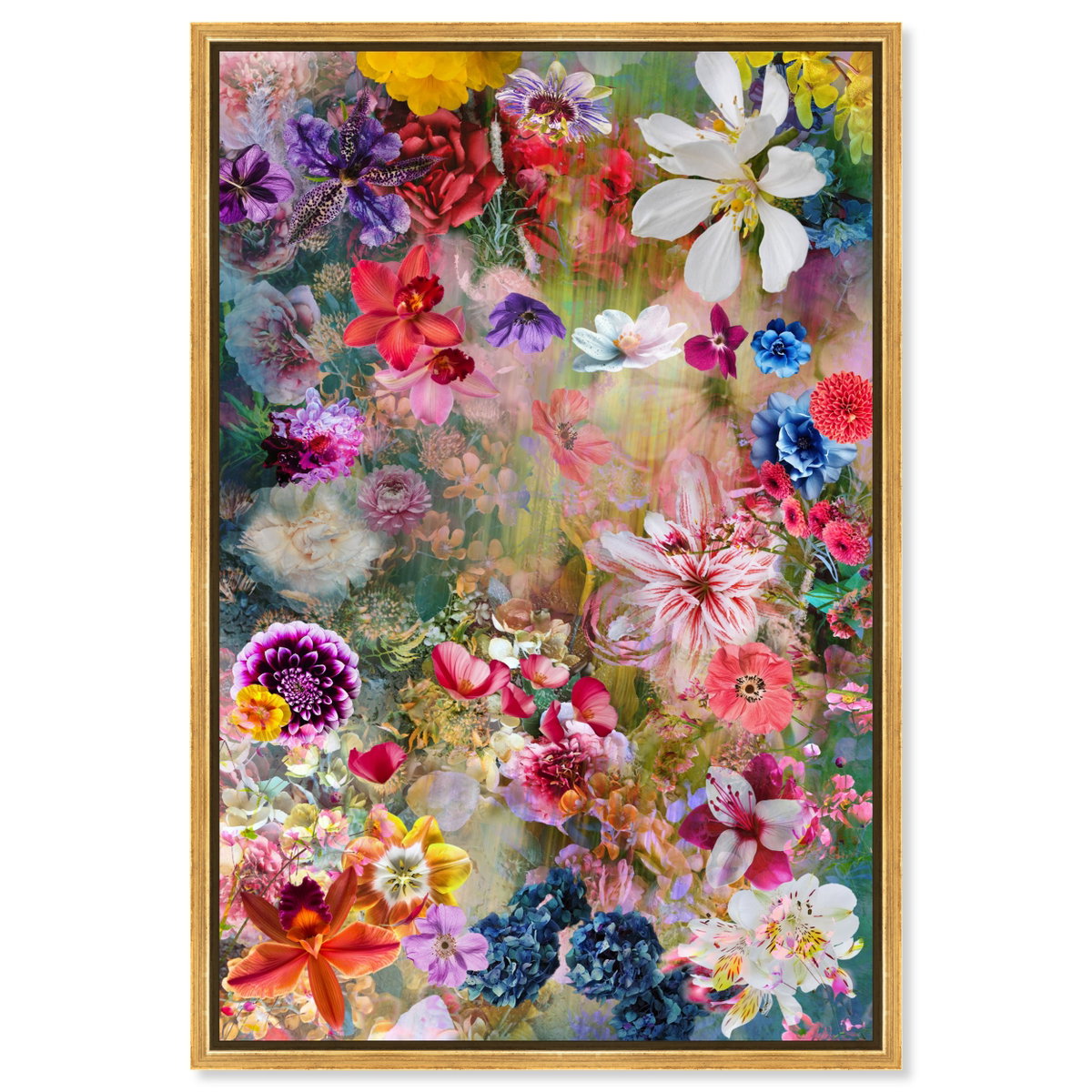 Azlan Bloom Floral (Diamond Dust), Art by Oliver Gal,  16x24 View 1