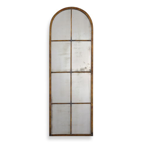 Amiel Arched Brown Mirror