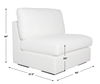 Refuge Armless Arctic White Sofa, Furniture by Uttermost, 40" width x 30" height x 37.5" depth thumbnail 3