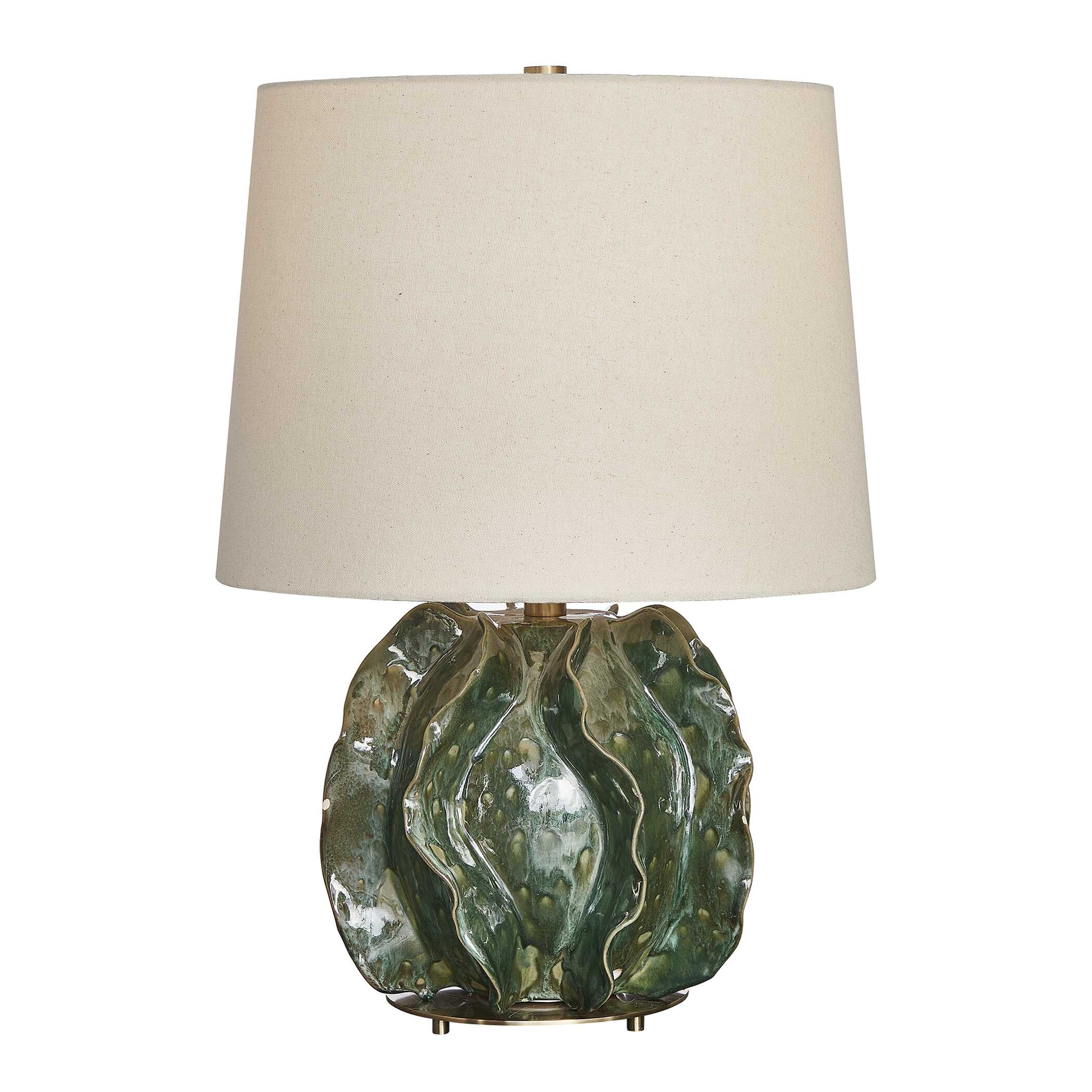 Guinevere Deep Green Table Lamp large image 