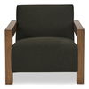 Garnet Lounge Chair Olive Wool Blend thumbnail 0