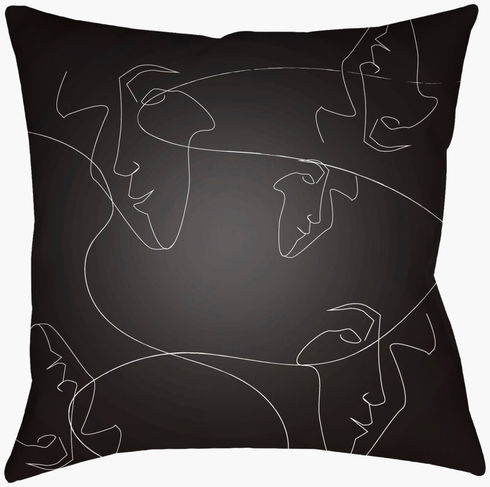 Modern Faces Accent Pillow