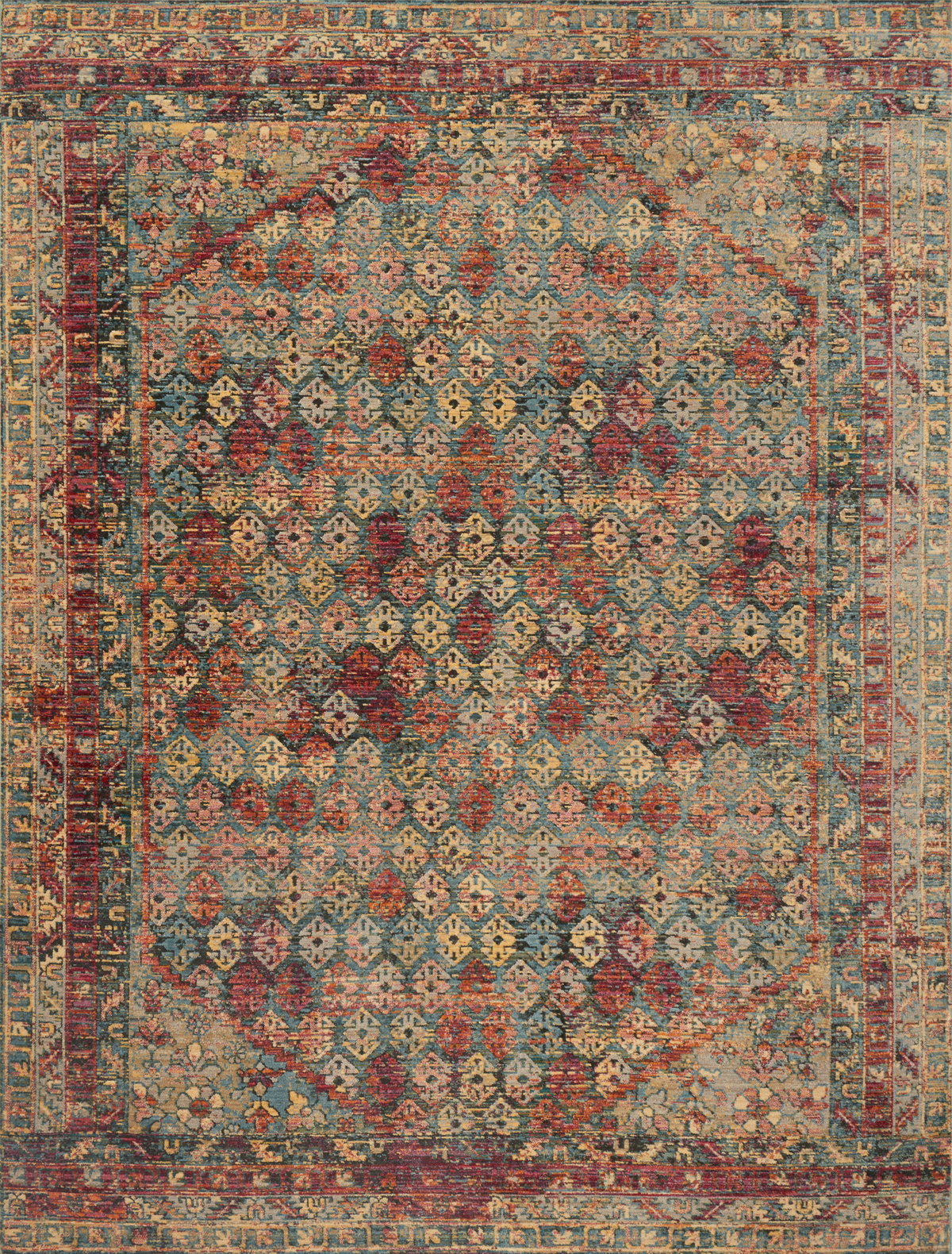 Loloi Javari Rug, 1'6" length x 1'6" width View 1