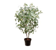 Online Designer Living Room Faux Potted Eucalyptus Tree, 5.5'