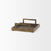 Shay Aluminium Tray - Small, Decorative Tray by Mercana, 9.5" length x 9.5" width x 3" height thumbnail 9