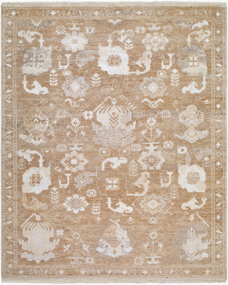 Le Blanc Handmade Rug, by Surya, 3' length x 2' width