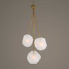 Geodesic 3 Light Pendant, by Uttermost, 1'1.5" width x 3' height x 1'0.37" depth thumbnail 2