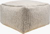Derby Pouf, Ottoman by Surya, 24" width x 14" height thumbnail