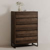 Elena 5 Drawer Chest Brown thumbnail 6