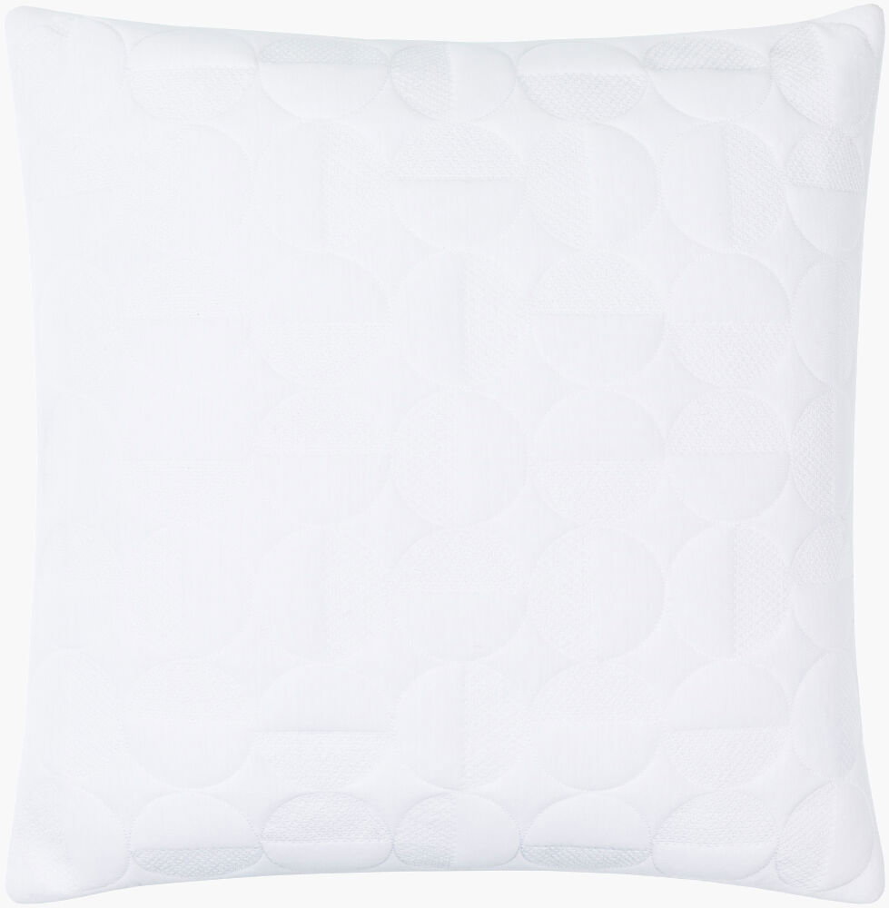 Semicircle Accent Pillow Poly, Decorative Pillow by Surya, 20" length x 20" width