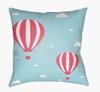 Hot Air Accent Pillow, Decorative Pillow by Surya, 18" length x 18" width thumbnail