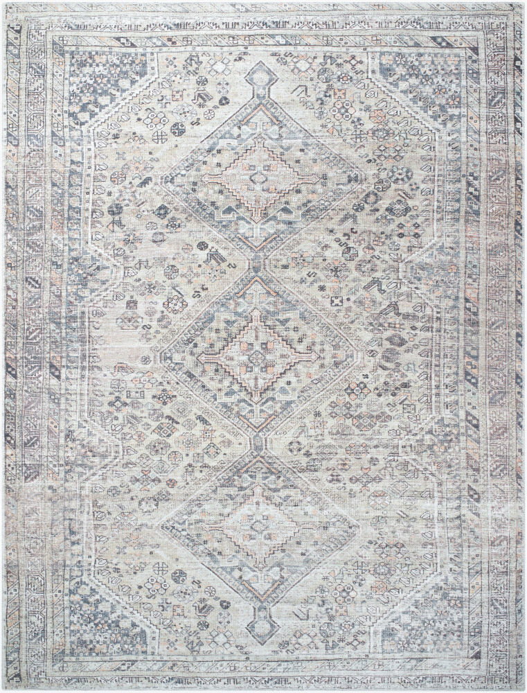 Eleni Machine Woven Rug, by Surya, 1'3.75" length x 1'3.75" width