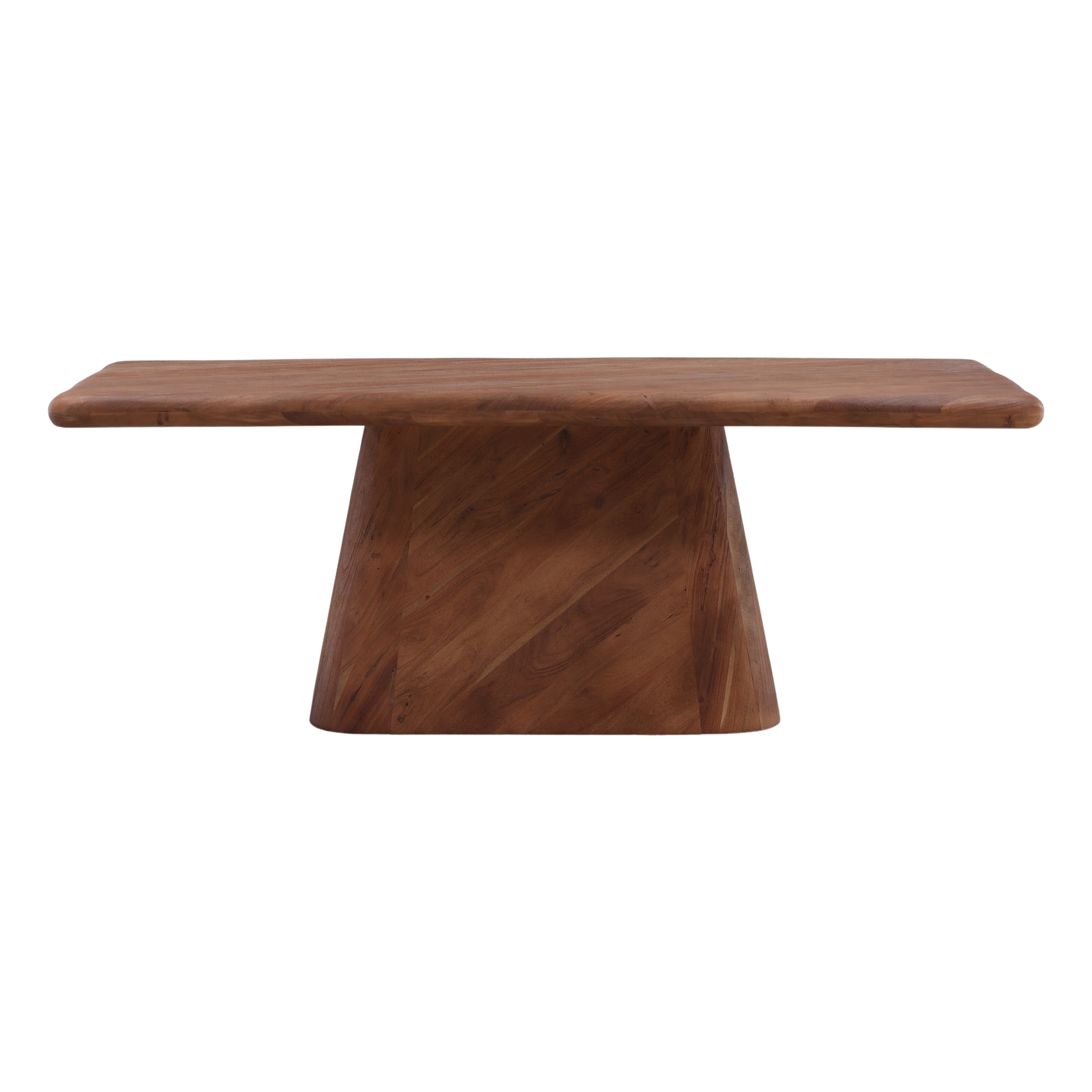Marci Dining Table Brown, by Dovetail, 79" width x 30" height x 38.2" depth View 2