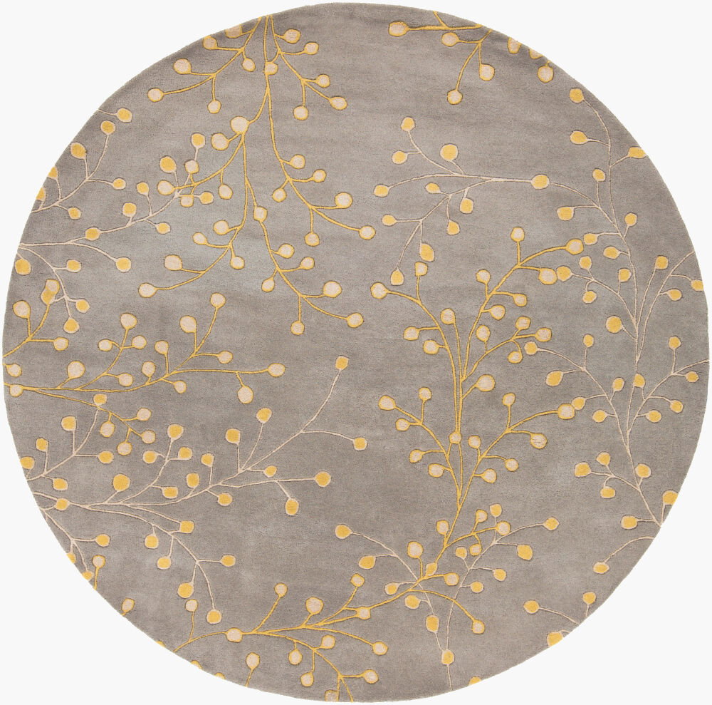 Athena Handmade Rug, by Surya, 8' length x 8' width