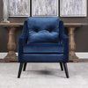 O'Brien Blue Velvet Armchair, Accent Chair by Uttermost, 28" width x 34" height x 34" depth thumbnail 10