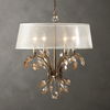 Alenya 4 Light Gold Metal Chandelier thumbnail 0