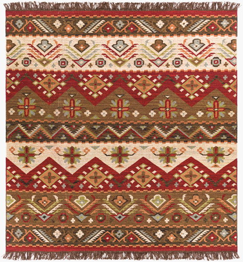 Jewel Tone Handmade Rug