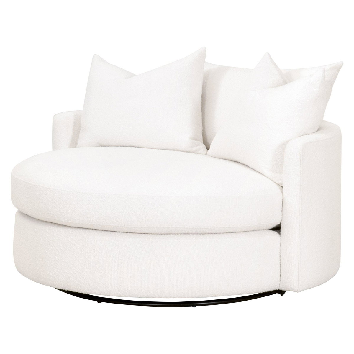 Lourne Grand Swivel Sofa Chair, Seating by Essentials for Living, 57" width x 33" height x 51" depth View 2