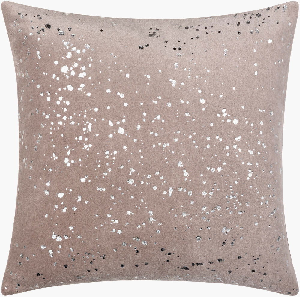 Velvet Sparkle Accent Pillow Down, Decorative Pillow by Surya, 18" length x 18" width