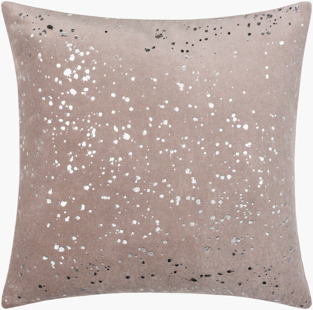 Velvet Sparkle Accent Pillow Poly, Decorative Pillow by Surya, 20" length x 20" width