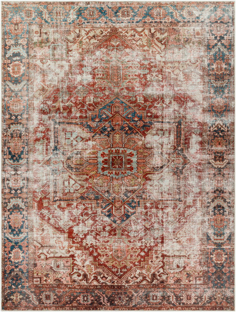 Amelie Machine Woven Rug, by Surya, 1'3.75" length x 1'3.75" width