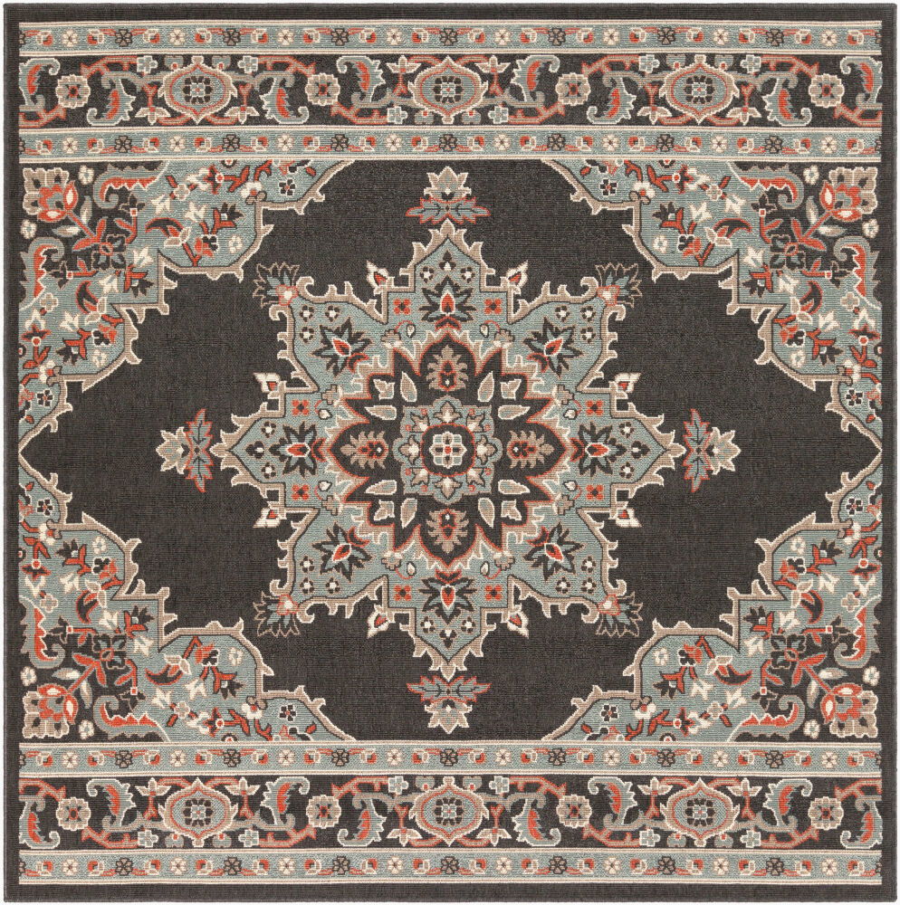 Alfresco Machine Woven Rug, by Surya, 7'2.61" length x 7'2.61" width