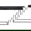 Telone Modern Black Console Table, Furniture by Uttermost, 55.12" width x 33.45" height x 14.6" depth thumbnail 1