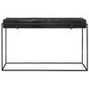 Telone Modern Black Console Table, by Uttermost, 55.12" width x 33.45" height x 14.6" depth thumbnail 1