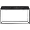 Telone Modern Black Console Table, by Uttermost, 55.12" width x 33.45" height x 14.6" depth thumbnail 1