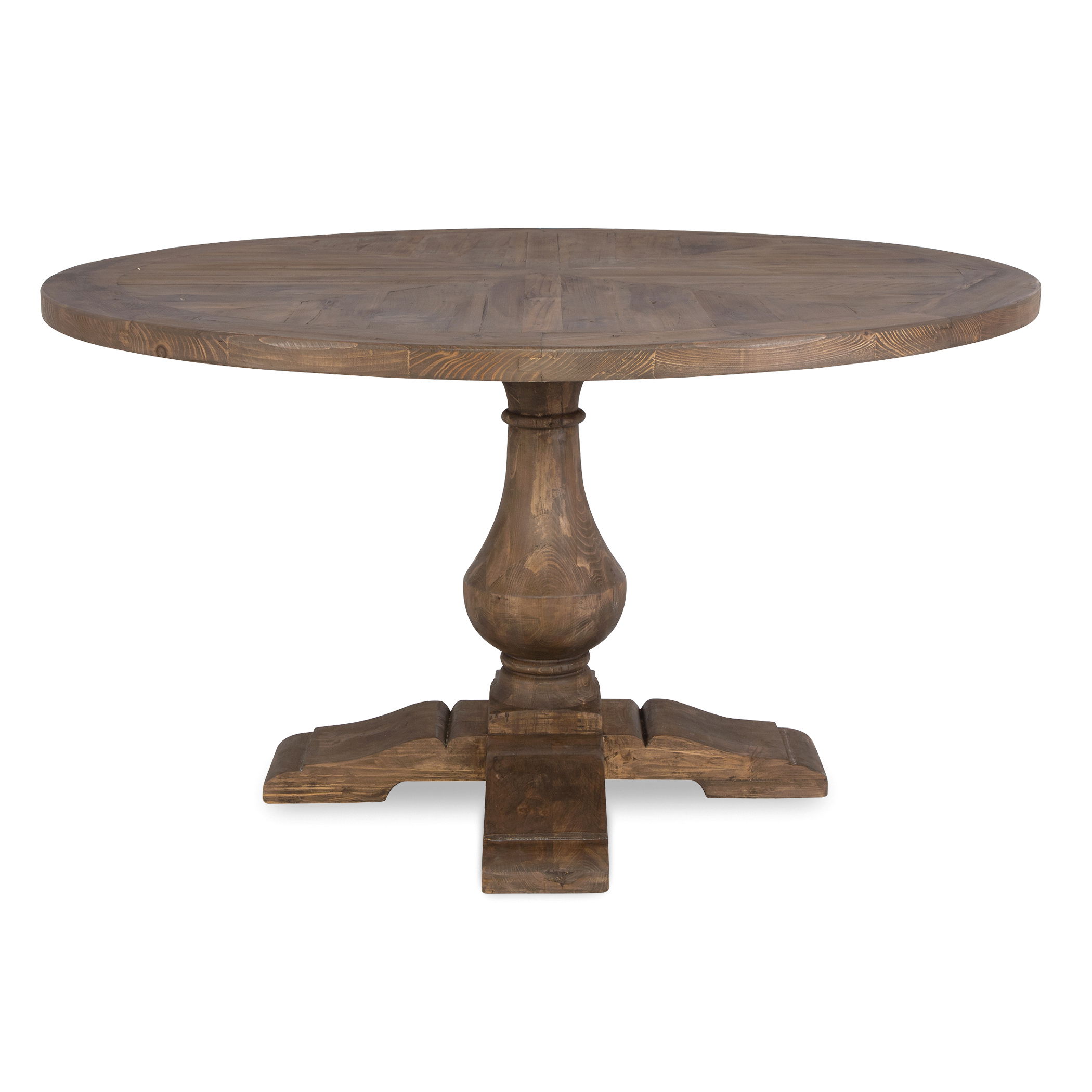 Stratford Wood Round Dining Table large image 