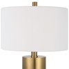 Adelia Ivory & Brass Table Lamp, by Uttermost, 1'5" width x 2'6.5" height x 1'5" depth thumbnail 6