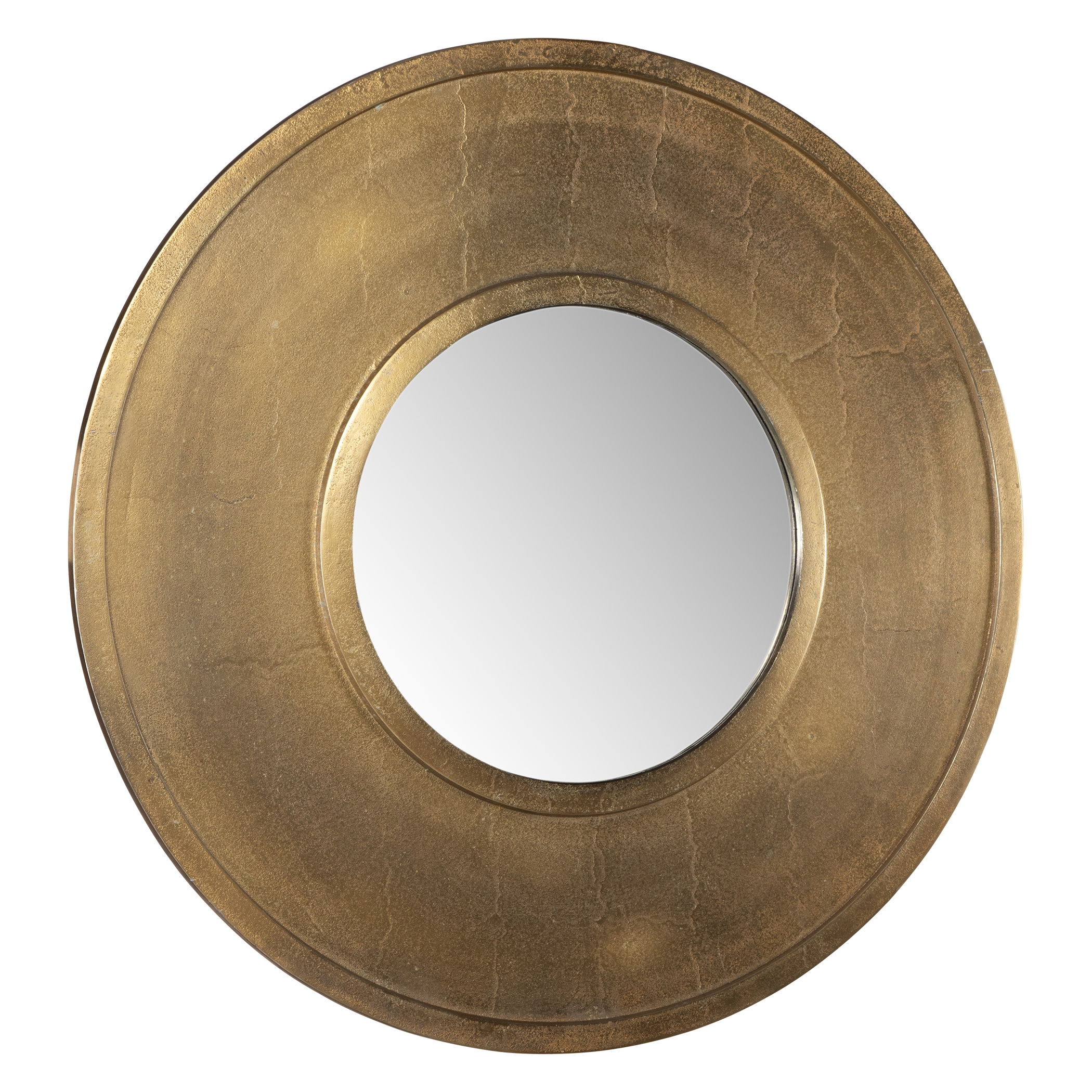 Axel Round Brass Mirror large image 