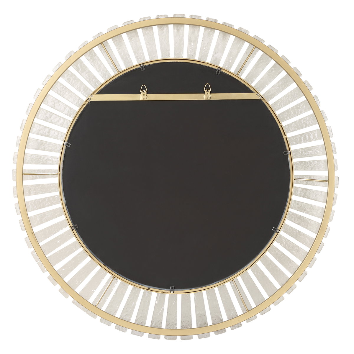 Denali Textured Glass Round Mirror, by Uttermost, 40.5" width x 40.5" height x 2" depth View 8
