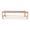 Hawthorn Small Bench Natural, Benche by Moe's Home, 48" width x 18" height x 17" depth thumbnail 1