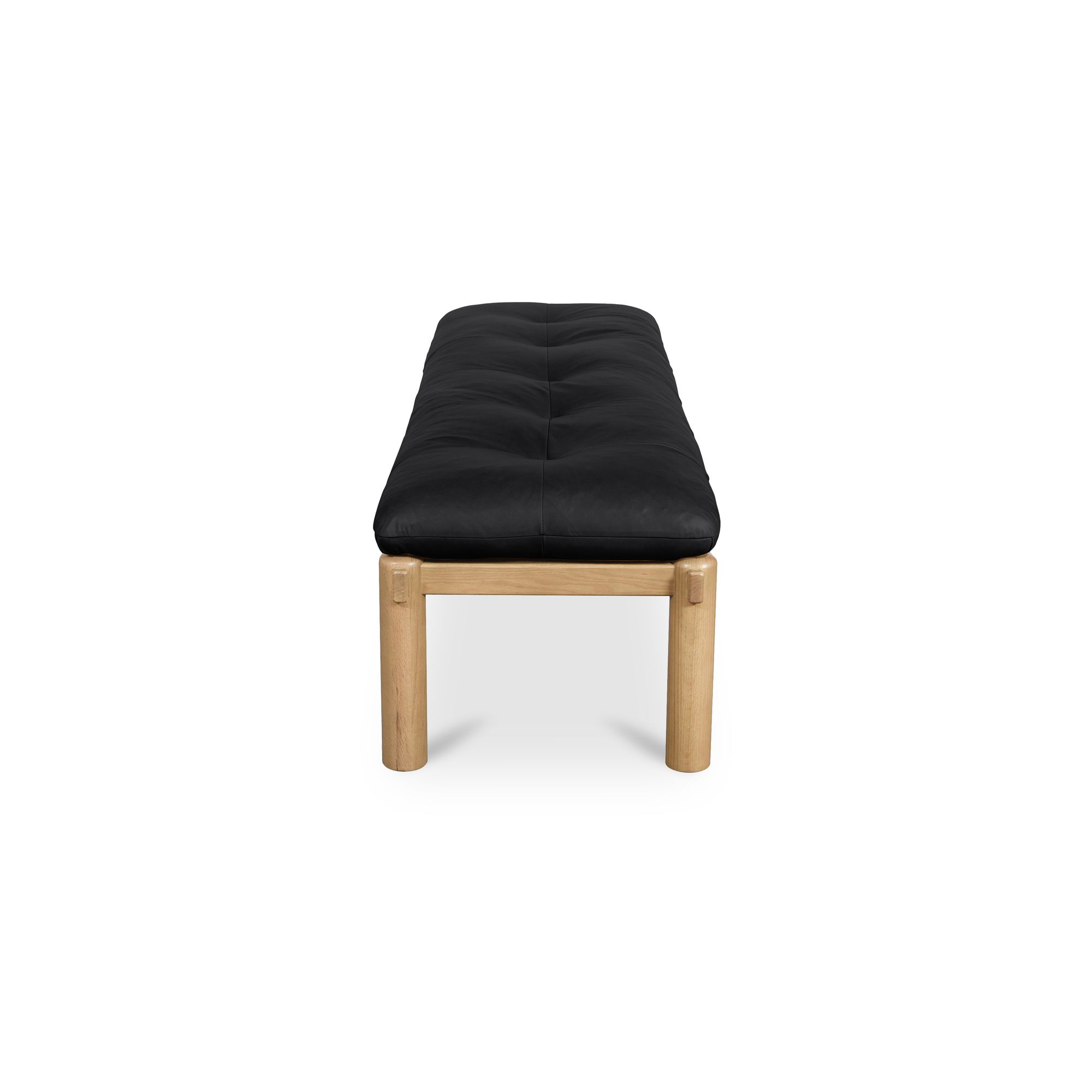 Costello Bench Black, Benche by Moe's Home, 61" width x 18" height x 20" depth View 3