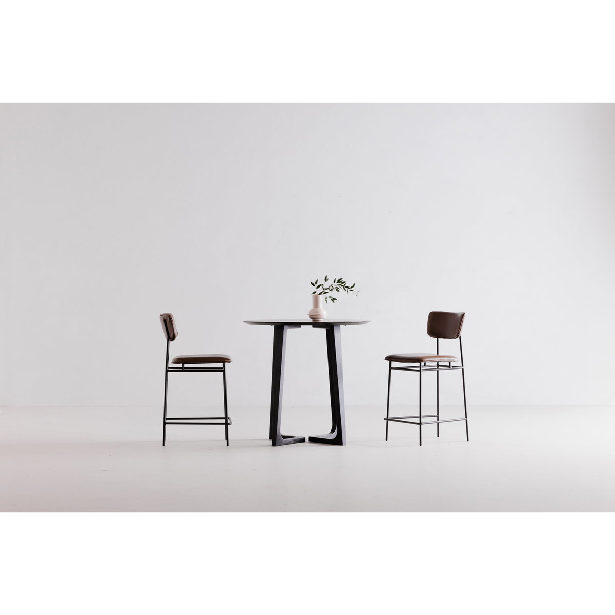 Godenza Counter Table Black, Counter & Bar Table by Moe's Home, 38" width x 36" height x 38" depth View 8