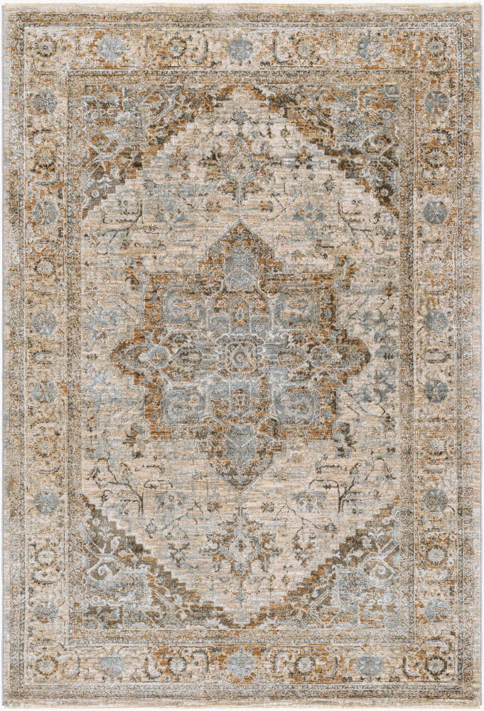 Brunswick Machine Woven Rug, by Surya, 10'2.05" length x 7'10.49" width