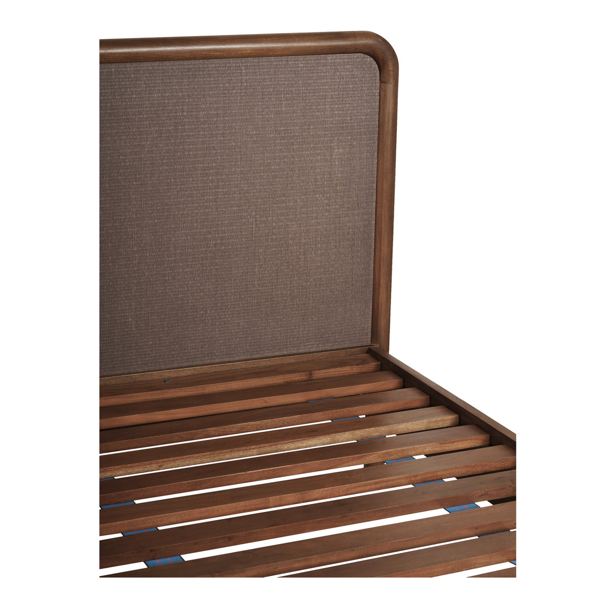Rye King Bed Warm Brown, by Moe's Home, 82" width x 41" height x 84" depth View 6