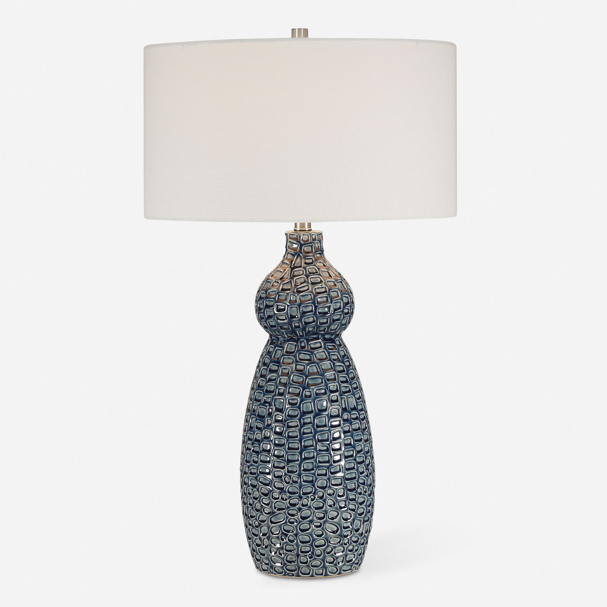 Holloway Cobalt Blue Table Lamp large image 