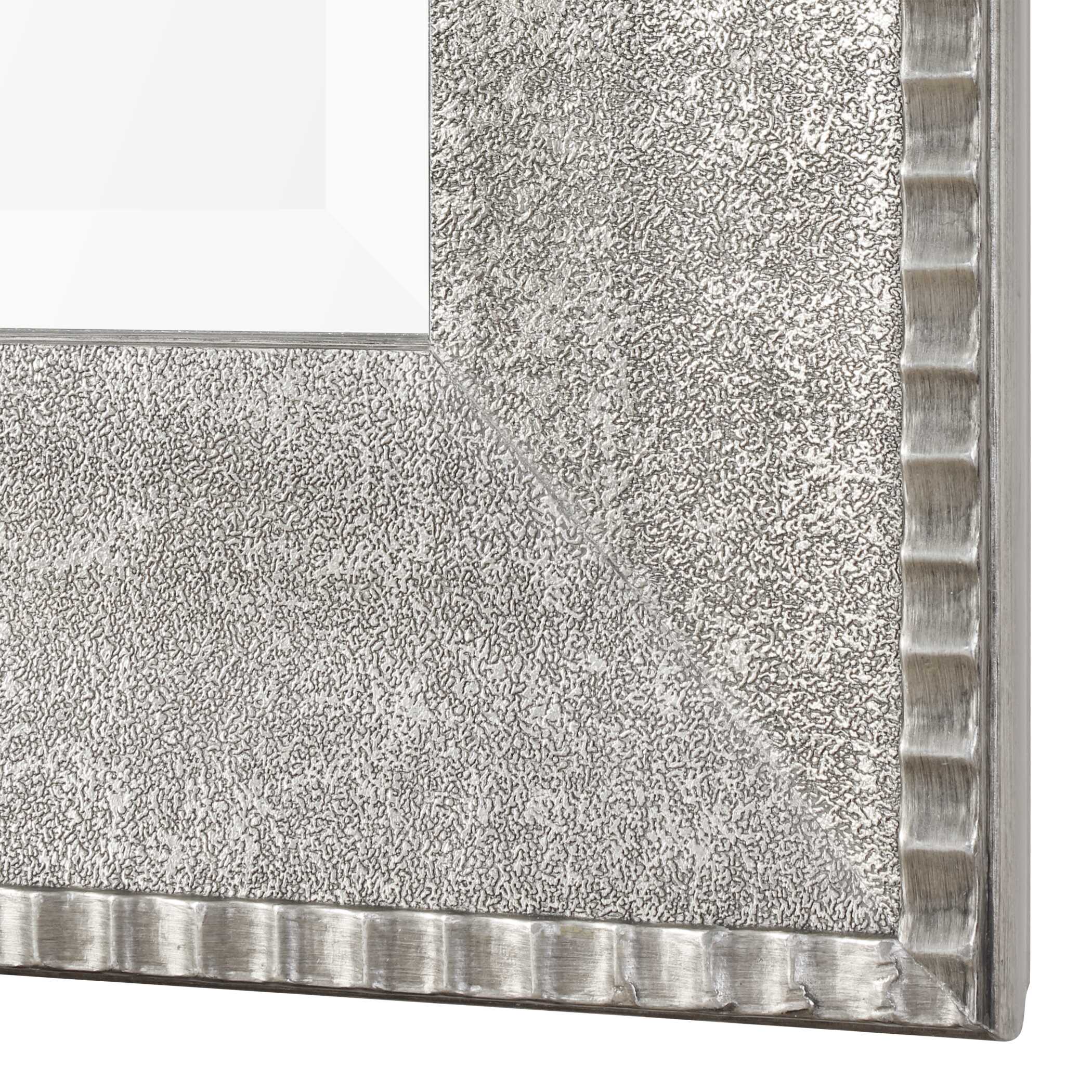 Leiston Metallic Silver Mirror large image 